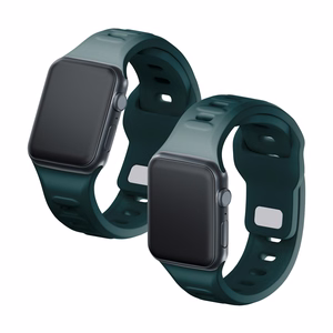 38/40/41/42 mm Evergreen (small) - 3mk Silicone Watch Strap for Apple