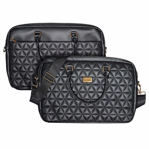 Wonder Briefcase Laptop 17 inches pico quilted black