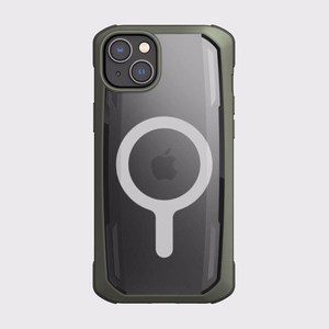 Raptic X-Doria Apsauginis dėklas iPhone 14 su Magnetine šarvuota danga žalia
