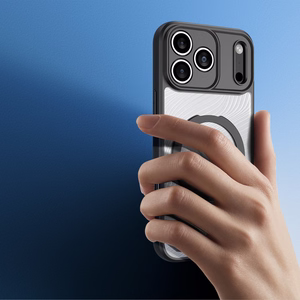 Чехол Dux Ducis Aimo Mag Stand совместимый с MagSafe для iPhone 17 Pro Max чёрный