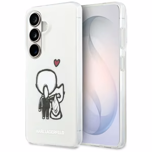 Karl Lagerfeld Case for Samsung S26 KLHMS26S6HKCBHH (Magnetic IML K&C Back Logo) Transparent
