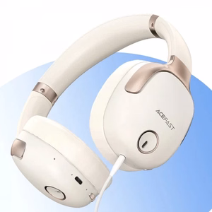 Bluetooth Earphone Acefast "H2" White (Bluetooth 5.3 / Active Noise Cancellation)
