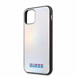Guess GUHCN65BLD iPhone 11 Pro Max серебряный/серебряный жёсткий чехол Iridescent