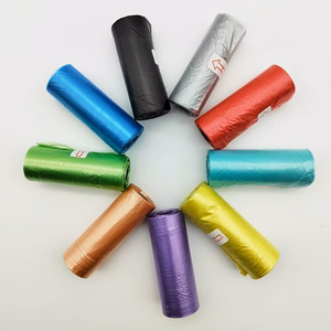 Plastic bags for dog excrement 10 rolls light blue