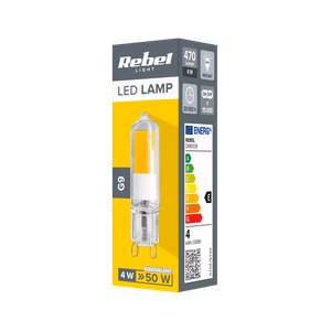 Rebel G9 LED lemputė, 4 W, 4000 K, 230 V