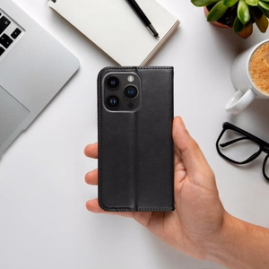 SMART MAGNETO Dėklas telefonui SAMSUNG A15 5G - juodas