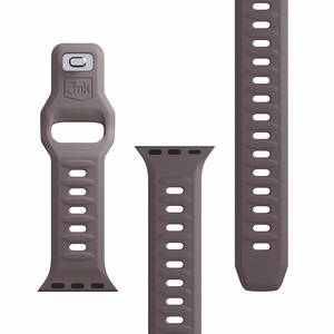 Силиконовый ремешок 3mk для Apple Watch, 42/44/45/46/49 mm, Taupe, большой размер