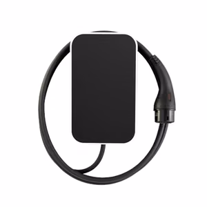VOOL V22TMABGP – 22 kW elektromobilio įkroviklis, 4G, „Wi-Fi 802.11 b/g/n“, eternetas 10/100, 6,5 m laidas, matinė juoda