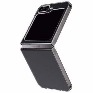 Spigen AirSkin dėklas, skirtas Samsung Galaxy Z Flip6 / Z Flip7 FE, visiškai skaidrus