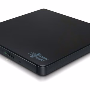 Hitachi-LG Slim Portable DVD-Writer optinių diskų įrenginys DVD±RW Juoda