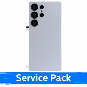 Back Cover for Samsung S938 S25 Ultra Titanium White Silver (Service Pack)