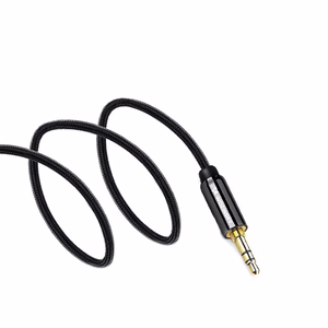Wozinsky universalus mini jack kabelis 2x AUX kabelis 3m juodas