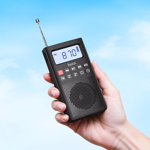 Radijo imtuvas Hoco (HI51) FM AM Bluetooth (700mAh 3w) juodas