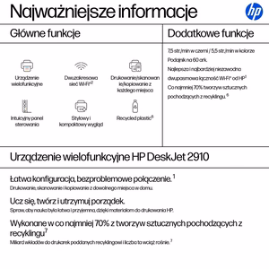 HP DeskJet 2910 Беспроводной цветной принтер МФУ