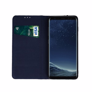 Genuine Leather Išmanusis Pro for iPhone 17 Air 6,6" tamsiai mėlynas