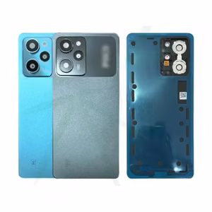 Back Cover Compatible With Xiaomi Poco X5 Pro 5G / Astral Black / (with camera lens) / HQ