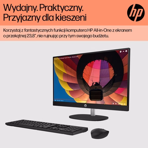 HP 24-cr0332nw AMD Ryzen™ 7 7730U 60,5 cm (23,8") 1920 x 1080 pikselių viskas viename kompiuteris 16 GB DDR4-SDRAM 512 GB SSD Windows 11 Home Wi-Fi 6 (802.11ax) Baltas