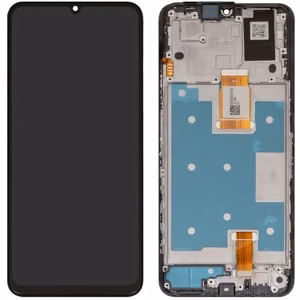 Оригинальный дисплейный модуль Huawei Honor X7a с сенсорным стеклом и чёрной рамкой (ORG)