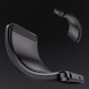 Carbon Case dėklas Realme 10 5G / Realme 9i 5G lankstus silikoninis anglies dangtelis juodas