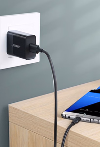 Ugreen US184 20882 кабель USB-A 3.0 / USB-C 3A 1м — чёрный