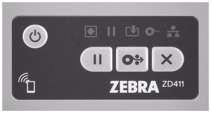 Zebra ZD411 etikečių spausdintuvas Tiesioginis terminis 203 x 203 DPI 152 mm/sec Vielinis ir Bevielis Bluetooth
