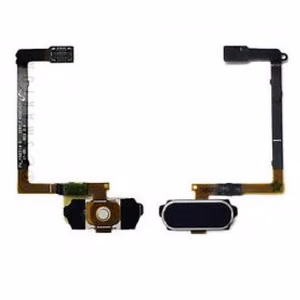 Button Compatible With Samsung G920 S6 With Flex Black Original