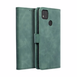 TENDER knygos tipo dėklas telefonui XIAOMI Redmi 9C / 9C NFC žalias