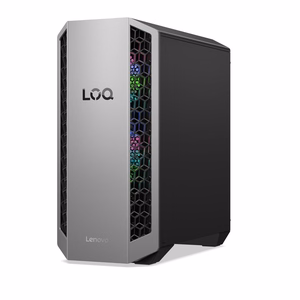 Lenovo LOQ Tower 26ADR10 Ryzen 7 8745HX 32GB DDR5 5200 SSD1TB GeForce RTX 5060 8GB Win11 pilkas / juodas