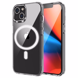 Case for iPhone 13 MINI Clear Mag Cover (MID) compatible with MagSafe transparent