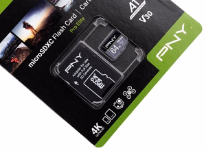 Atminties kortelė PNY PRO Elite microSDXC 64GB