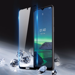 Dux Ducis 10D закалённое стекло Tough защитная плёнка Full Coverage с рамкой для Nokia 1.4 прозрачный (case friendly)