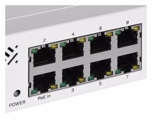 Komutatorius MIKROTIK CSS610-8G-2S+IN 8 prievadai Gigabit 2xSFP+