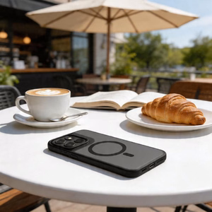 Tech-Protect Magmat MagSafe dėklas skirtas Motorola Moto G57 Power / G67 Power - matinė juoda