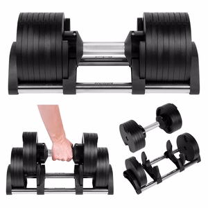 REBEL ACTIVE automatinis ketaus hantelis, 36 kg, 2 kg žingsniai