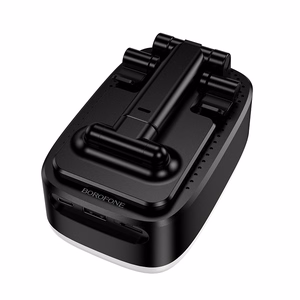 Borofone Портативная Bluetooth-колонка BR200 Marea 3 в 1 с держателем и внешним аккумулятором 1500 мАч — чёрный