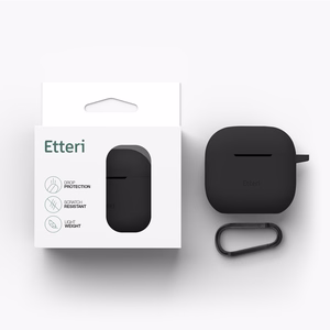 Etteri silicone case for AirPods 3 black