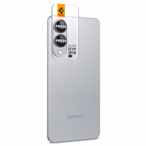 Spigen Optik Pro GLAS.TR "Ez Fit" 2 rinkinys kameros dangtelis Samsung Galaxy S25 Edge - juodas