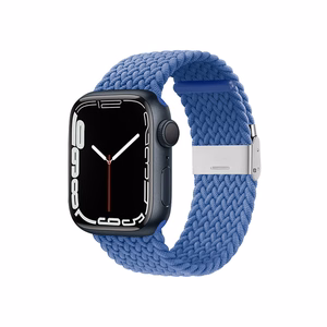 Crong Wave Band pintas dirželis, skirtas Apple Watch 38 / 40 / 41 mm ir 42 mm (Series 10 / 11), mėlynas