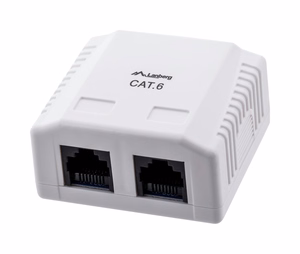 Lanberg OU6-0002-W elektros paskirstymo dėžutė RJ-45 Balta