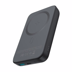 Внешний аккумулятор Joyroom (JR-W020) 10000mAh с беспроводной зарядкой (MagSafe 15W) чёрный