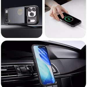 Чехол Rock Guard Lens Protection Series Magnetic для iPhone 17 Air прозрачно-чёрный