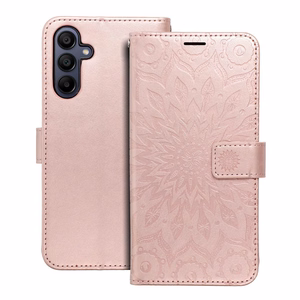 MEZZO Dėklas telefonui SAMSUNG A15 4G / A15 5G mandala rožinis auksas