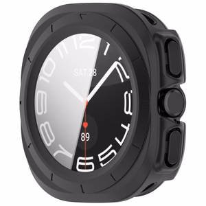 Tech-Protect Defense 2-Pack dėklas, skirtas Samsung Galaxy Watch Ultra 47mm – skaidrus ir matinis juodas