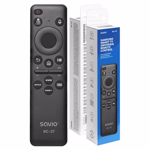 SAVIO RC-27 Universalus/pakaitinis nuotolinio valdymo pultas SAMSUNG televizoriui – SMART TV