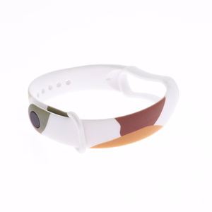 Ремешок Moro для Xiaomi Mi Band 3 / 4 силиконовый браслет узор 4