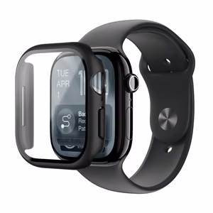 AmazingThing Radix grūdintas stiklas su dėklu Apple Watch Series 11 42mm - Juodas