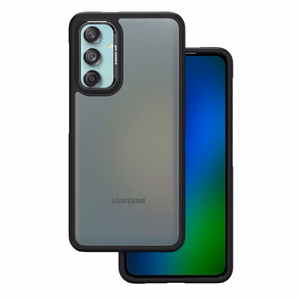 Crystal Black dėklas telefonui Samsung Galaxy M55 5G juodas