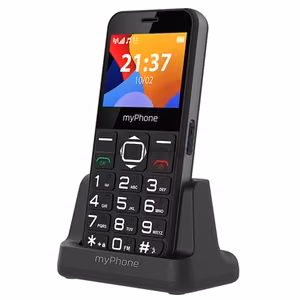 myPhone Halo 3 – mygtukinis telefonas, juodas, 2.31 colių IPS, 32 MB, Single SIM, 0.3 MP kamera, 1000 mAh