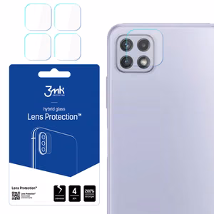 3MK FLEXIBLE GLASS LENS гибридное стекло SAMSUNG GALAXY A22 4G для камеры 4 шт.