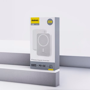 Dudao K26 Išorinė baterija 10000mAh 20W USB-A / USB-C / MagSafe - baltas